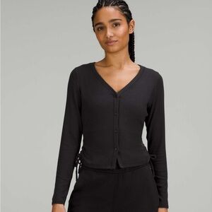 Lululemon side cinch cardigan Henley 4